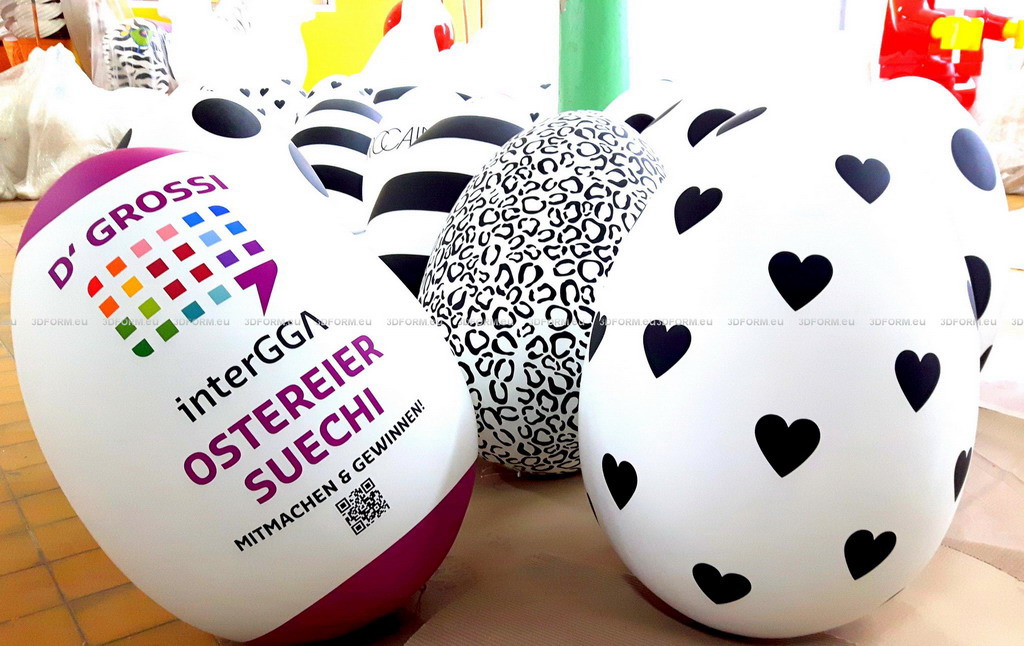 Œufs Décoratifs : Figurines de Pâques 3D Modernes