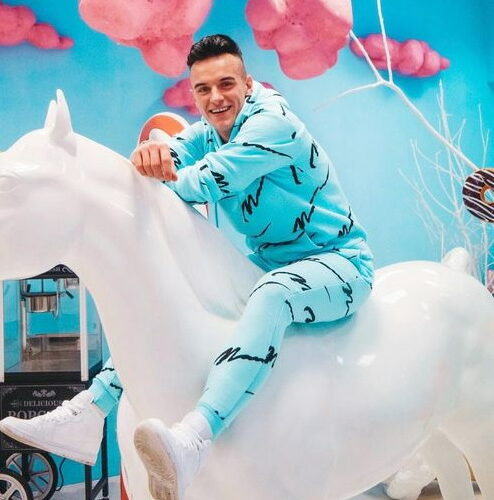 3D figura jednokolorowy koń naturalnej wielkości