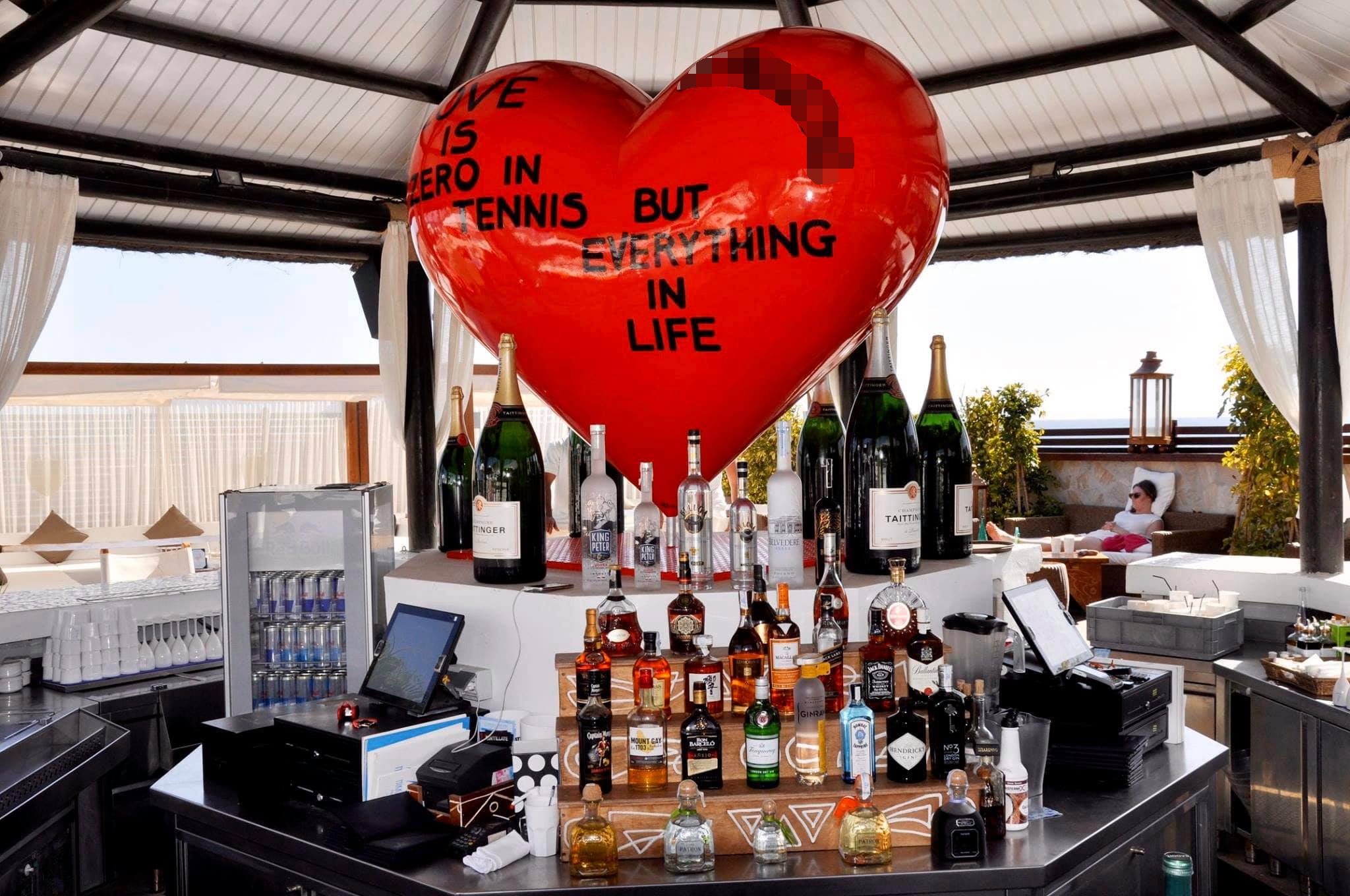 Figurine décorative Grand Cœur, monochrome 1 Figura dekoracyjna Serce duże, jednokolorowe