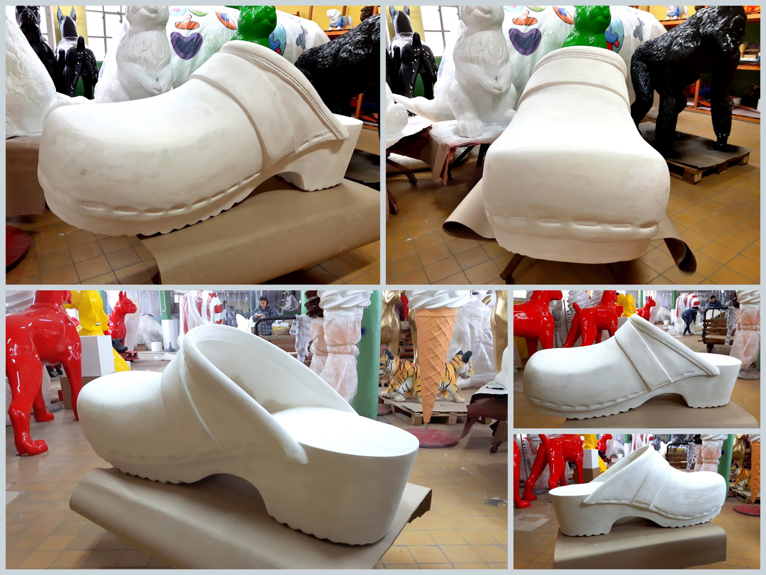 Figura reklamowa chodak 3D, wzór duński 1 Figura reklamowa chodak 3D, wzór duński