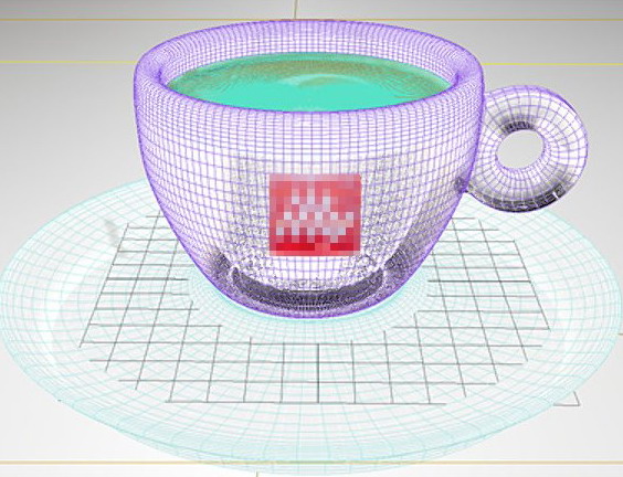 Figure publicitaire, tasse en stratifié. 3 Figura reklamowa, filiżanka z laminatu