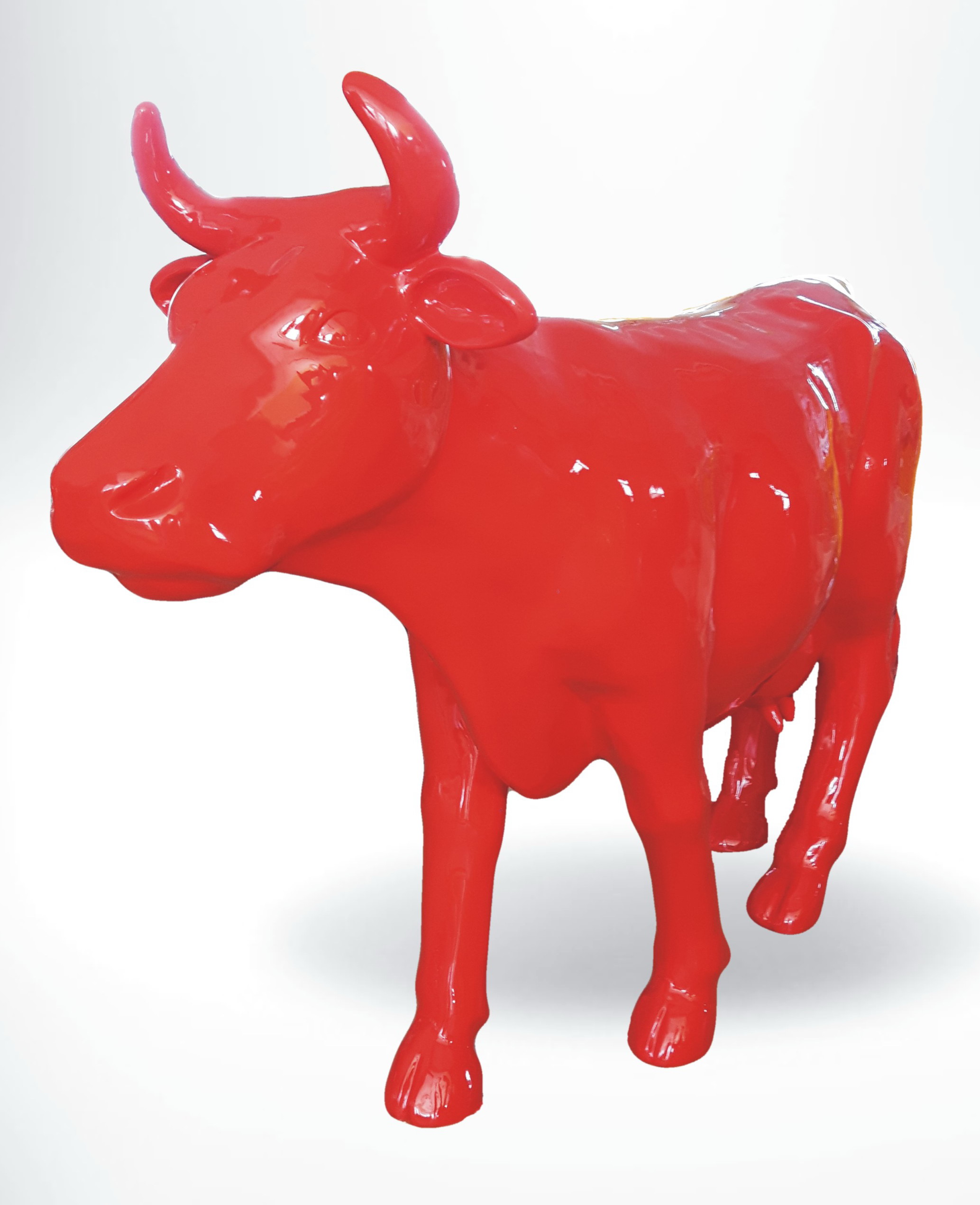 Publicité et figure décorative, grande vache lisse 8 Figura reklamowa i dekoracyjna, duża krowa gładka