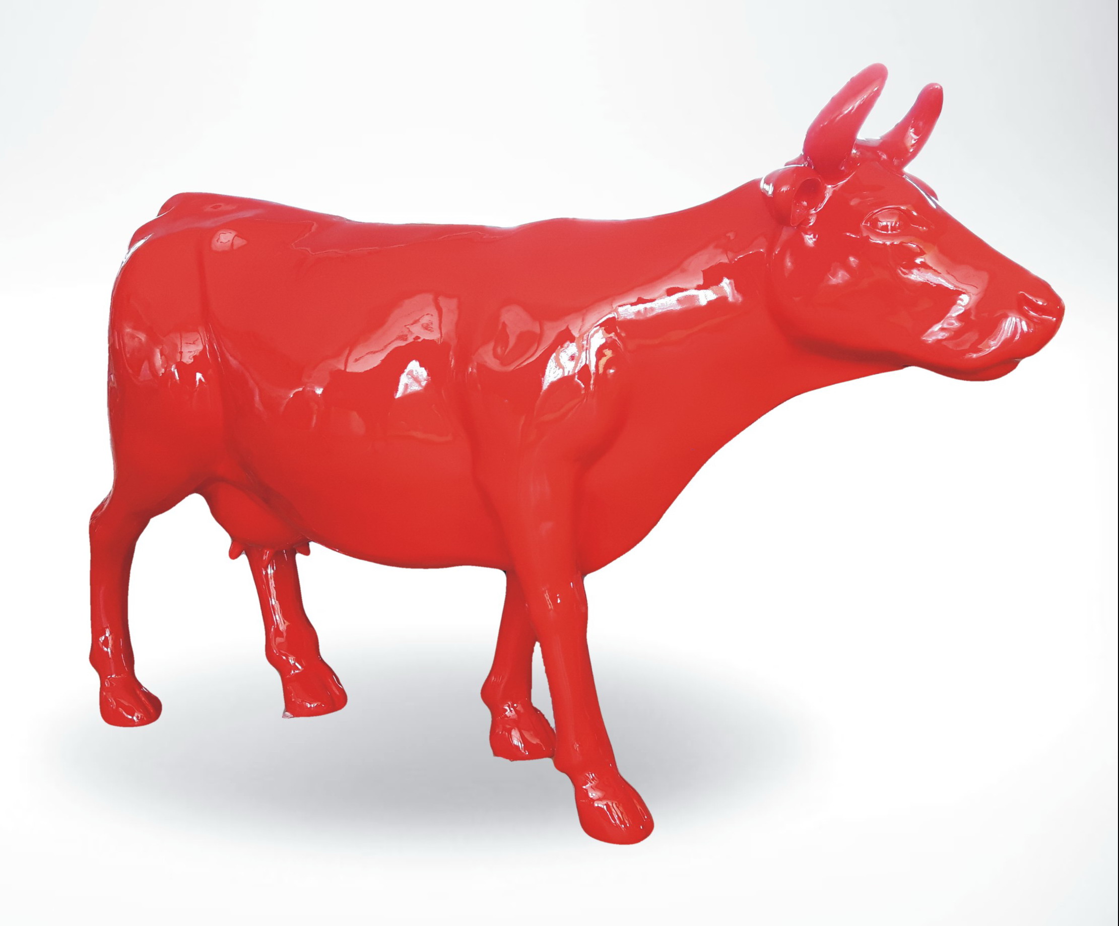 Publicité et figure décorative, grande vache lisse 7 Figura reklamowa i dekoracyjna, duża krowa gładka