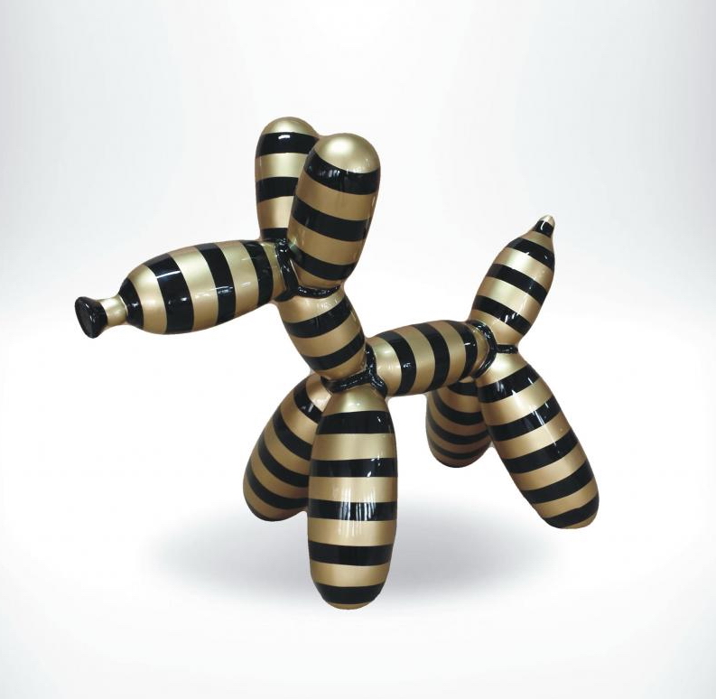 Petit chien de ballon - figurine décorative 4 Mały balonowy pies - figurka dekoracyjna