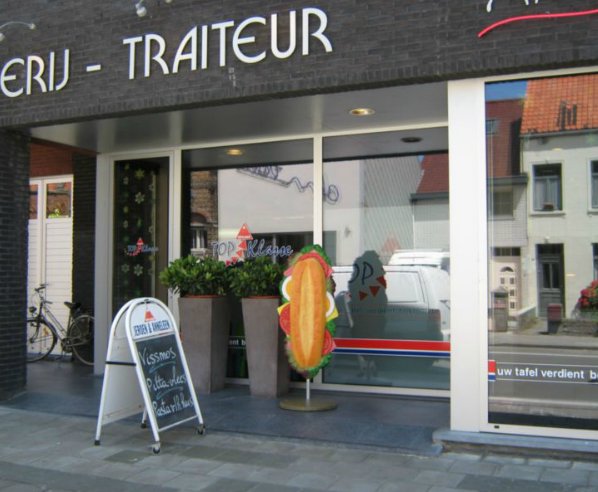 Figura publicitaire, Sandwich 5 Reklamowa figura, Kanapka / sandwicz