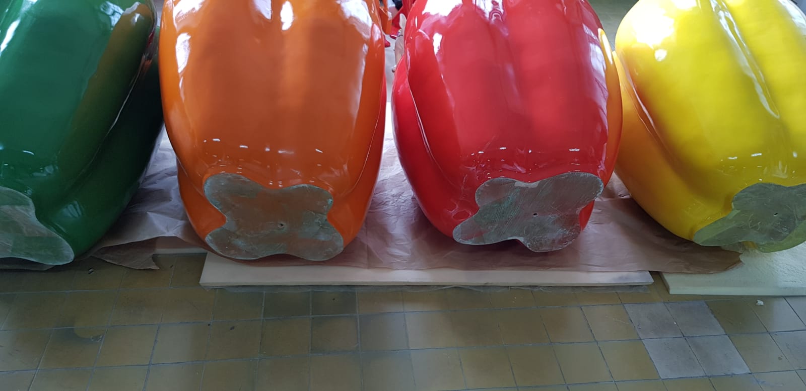 Reklamowa papryka, jednokolorowa figura 3D. 5 Reklamowa papryka, jednokolorowa figura 3D.