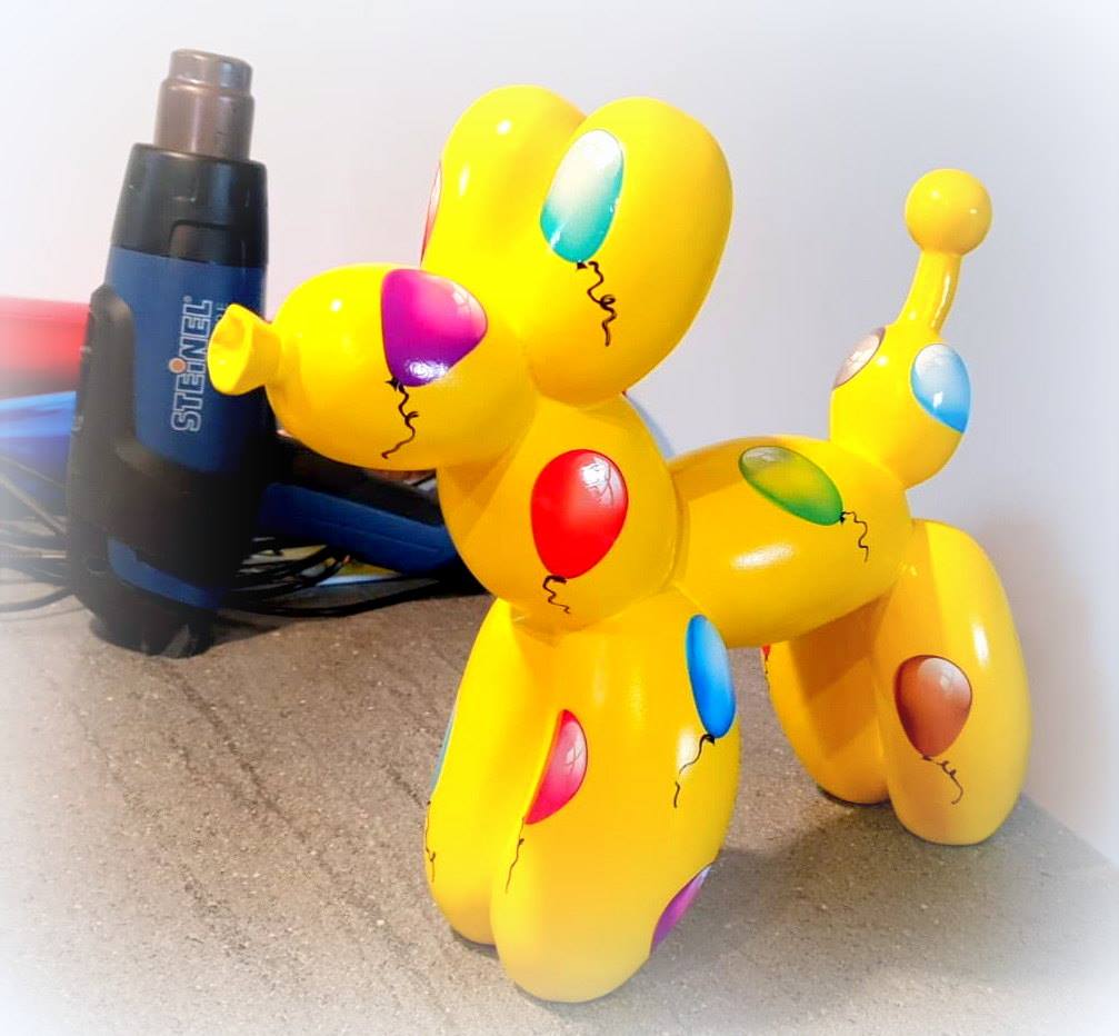 Petit chien de ballon - figurine décorative 3 Mały balonowy pies - figurka dekoracyjna