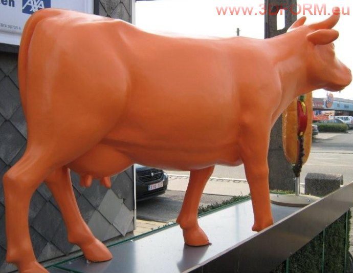 Publicité et figure décorative, grande vache lisse 5 Figura reklamowa i dekoracyjna, duża krowa gładka
