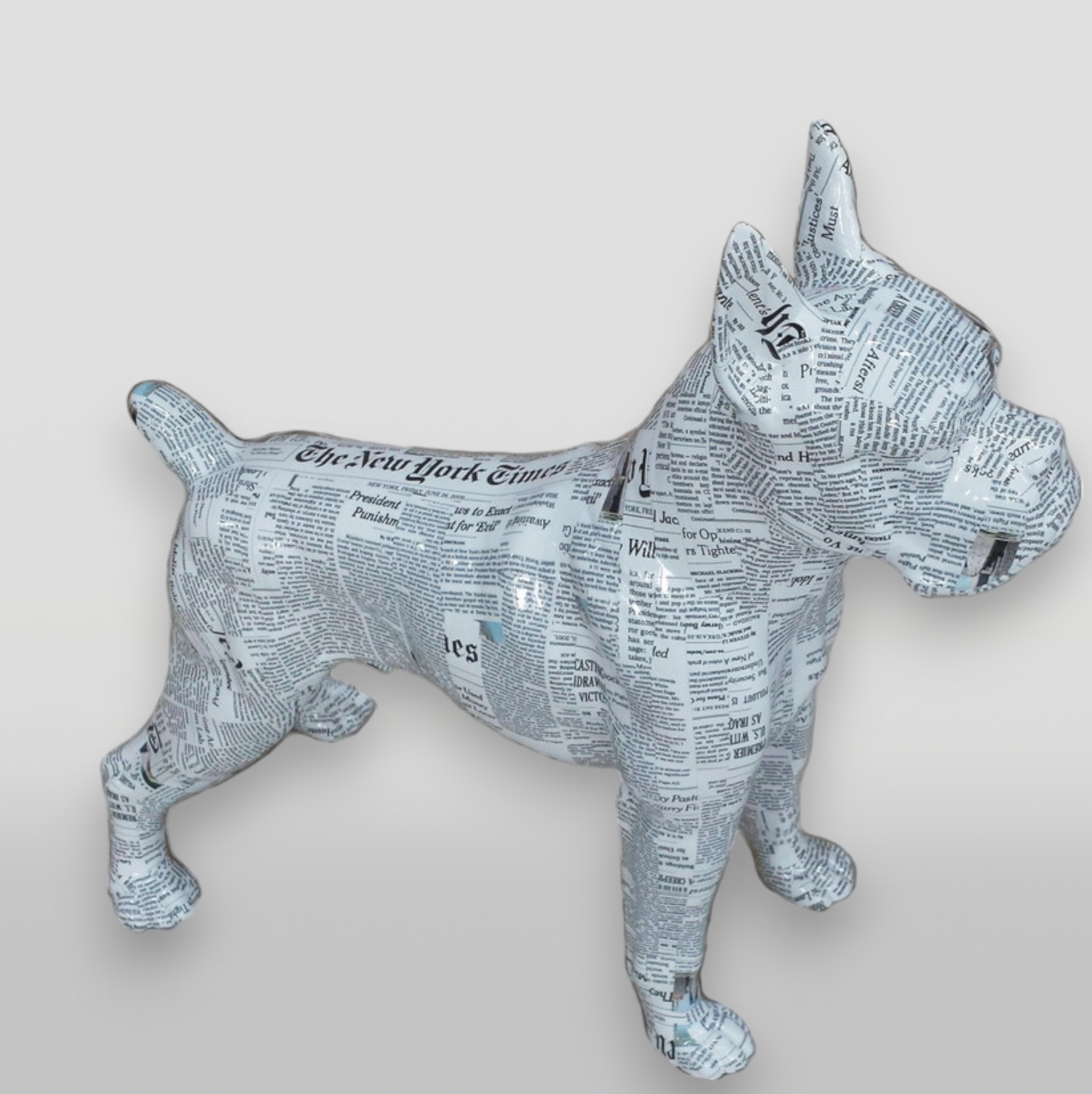 Figura dekoracyjna pies Bokser średni stojący 7 Figura dekoracyjna pies Bokser średni stojący