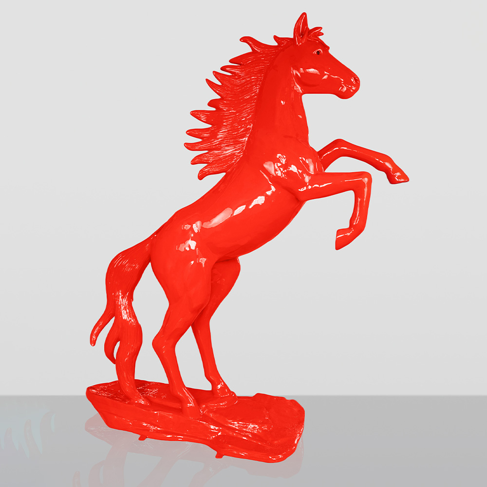 Figura dekoracyjna wierzgający koń 1 Figura dekoracyjna wierzgający koń