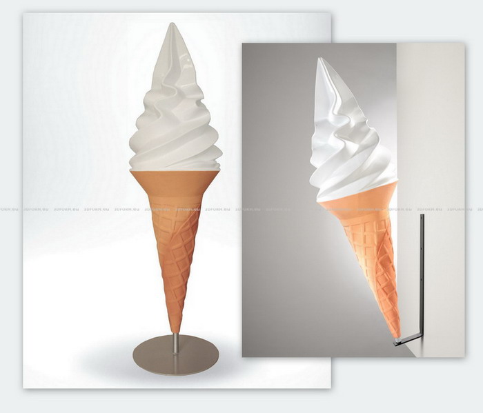 Petit Modèle de Glace Italienne 1 Mała reklamowa makieta loda włoskiego