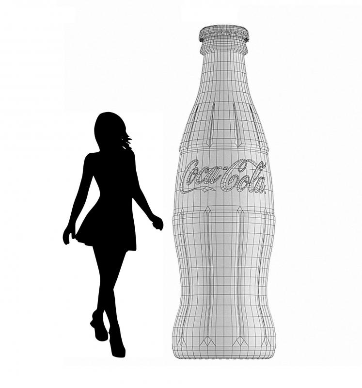 Figure publicitaire événementielle - Bouteille de Coca-Cola de 250 cm 4 Reklamowa figura eventowa - butelka Coca Cola 250cm