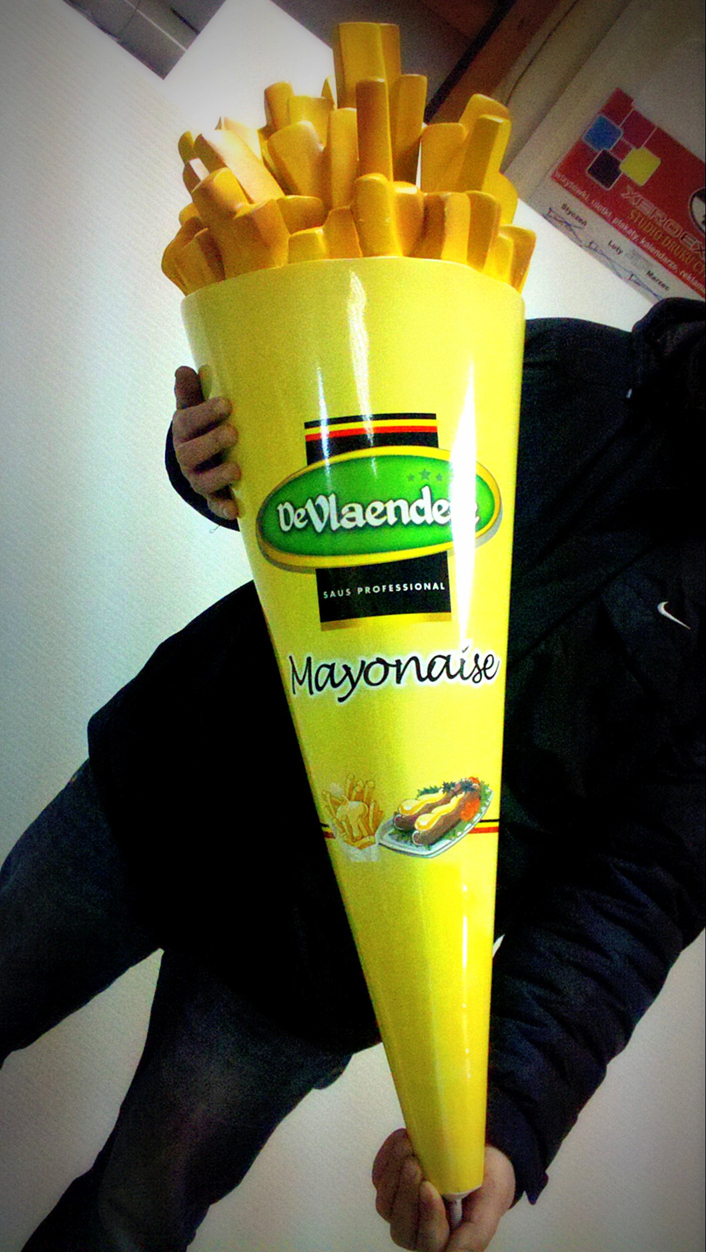 Reklamowe frytki wiszące z uchwytem 3 Reklamowe frytki wiszące z uchwytem