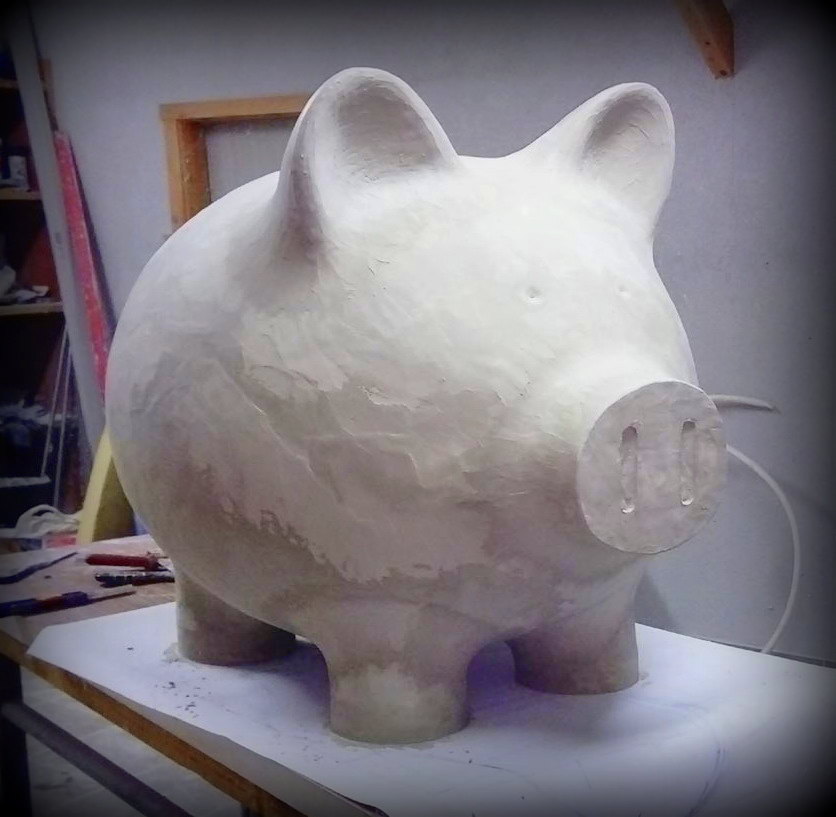 Piggy Bicgy Grande Figure 3D 4 duża świnka skarbonka - prototyp