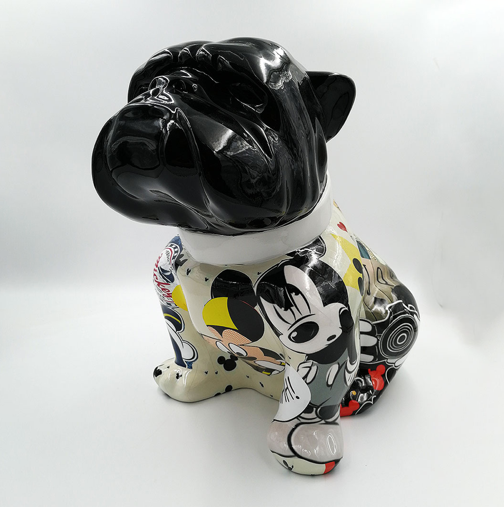 Bulldog Angelo 60cm Dog - Mickey Mouse 1 pies Bulldog Angelo 60cm - Mickey Mouse