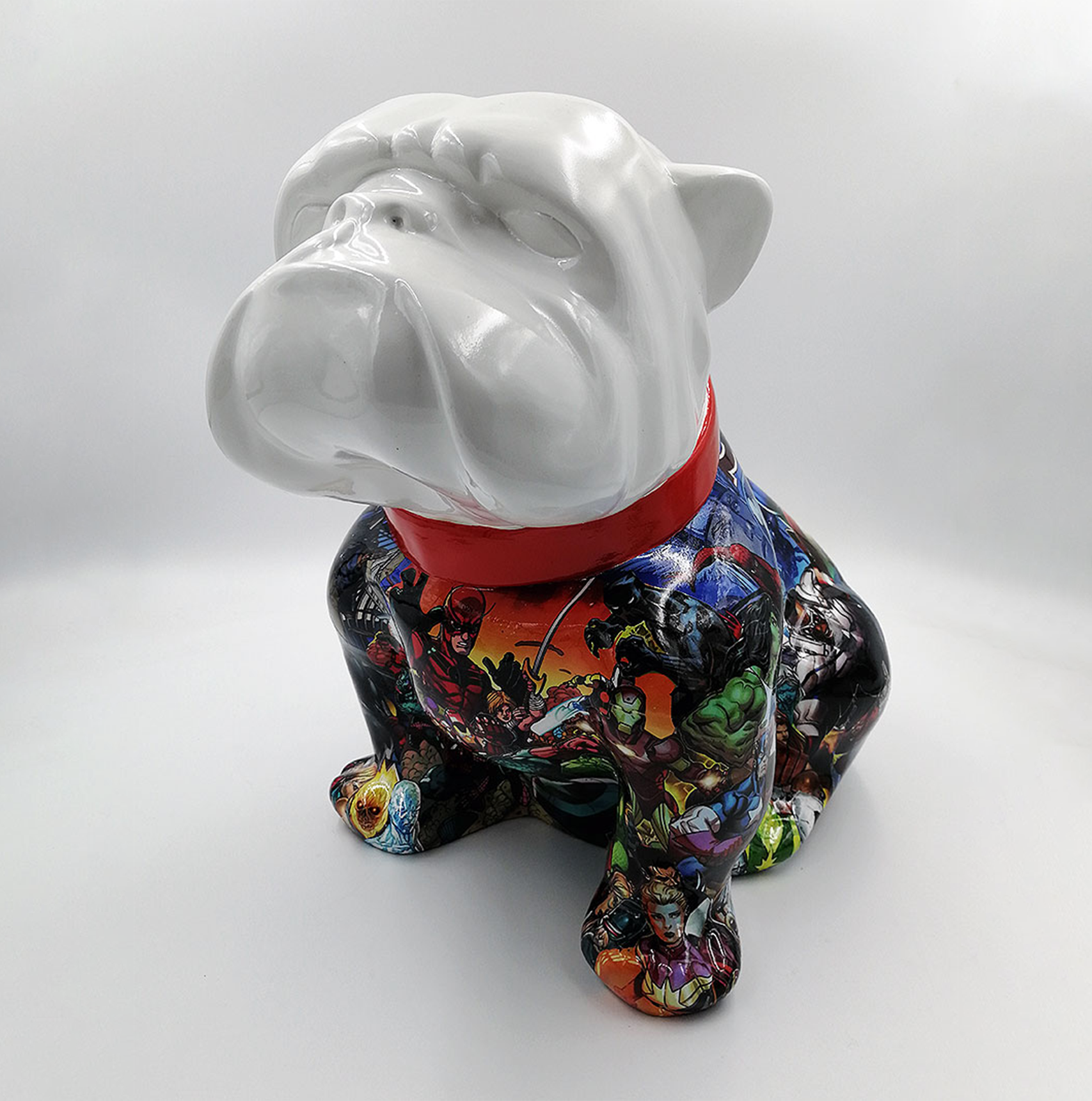 Chien Bulldog Angelo 60cm - Marvel 1 pies Bulldog Angelo 60cm - Marvel