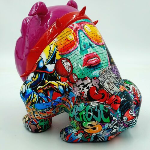 pies Bulldog Avella 55cm - Graffiti