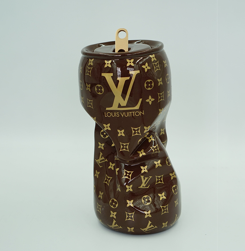 Boîte pliée - monogramme 1 Pogięta puszka - monogram