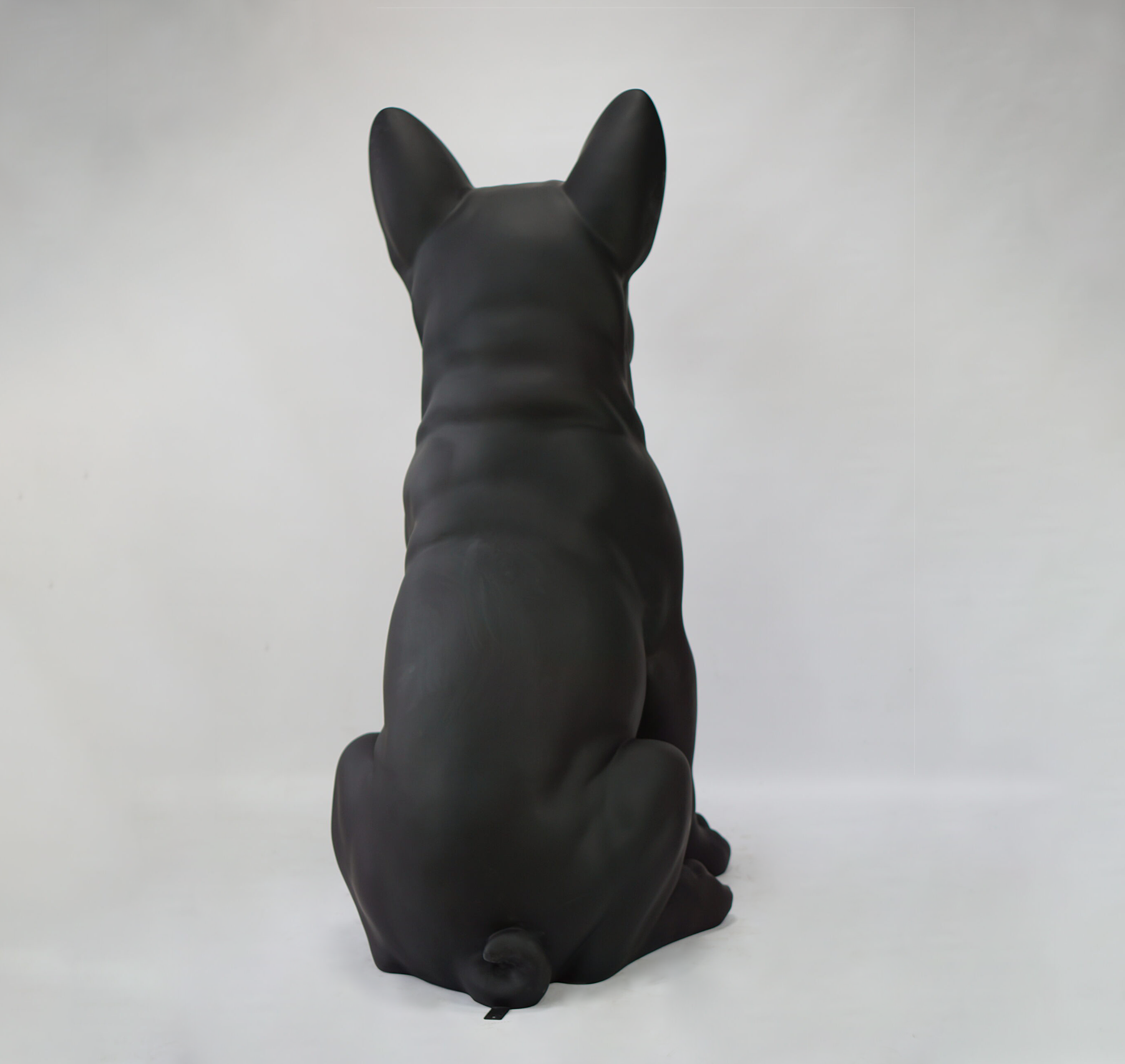 Grande figurine de bouledogue français pies Duża figura bulldog francuski „Juki”- wersja jednokolorowa