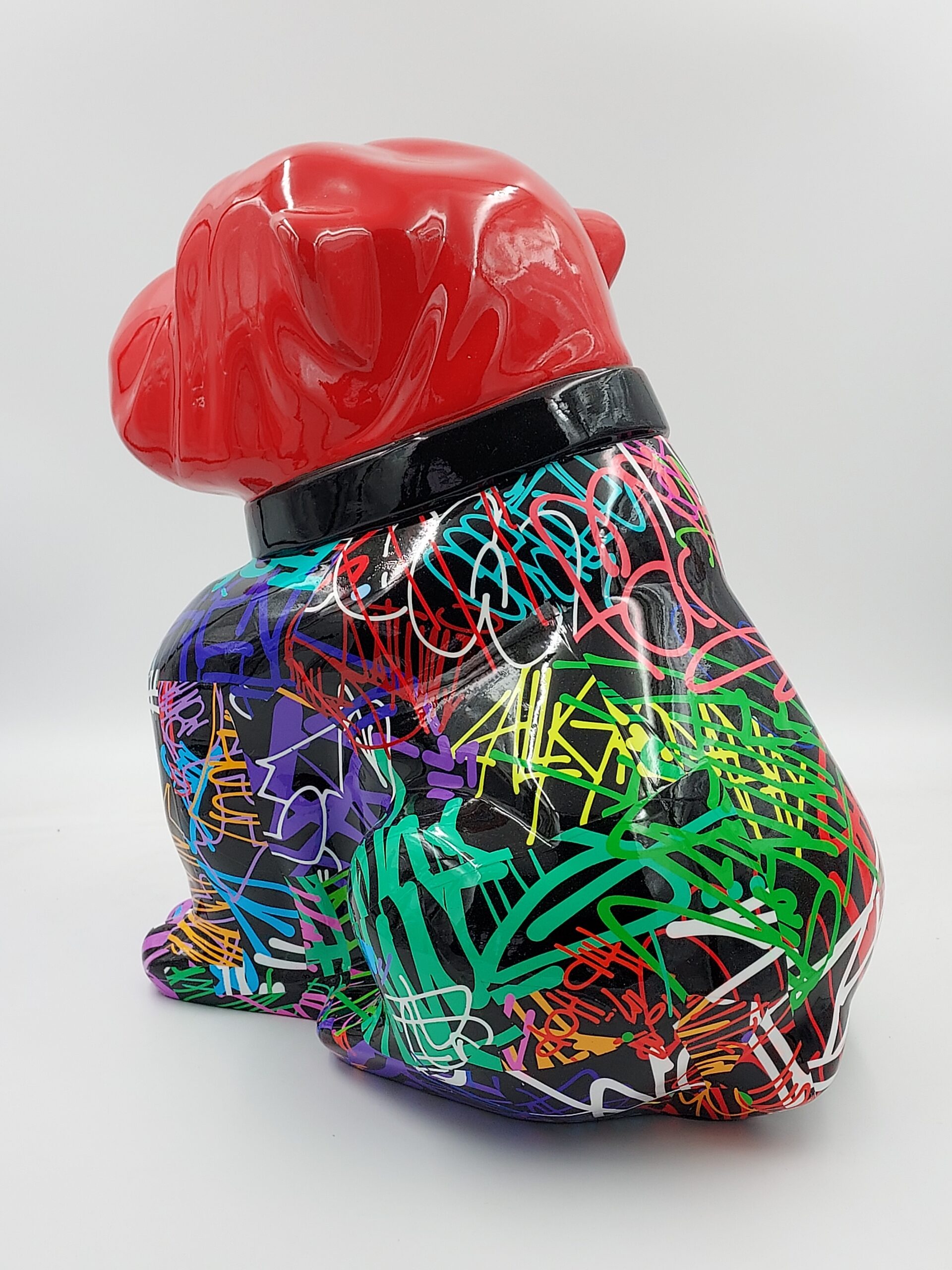 Chien Bulldog Angelo 40cm - Spray 3 pies Bulldog Angelo 40cm - Spray