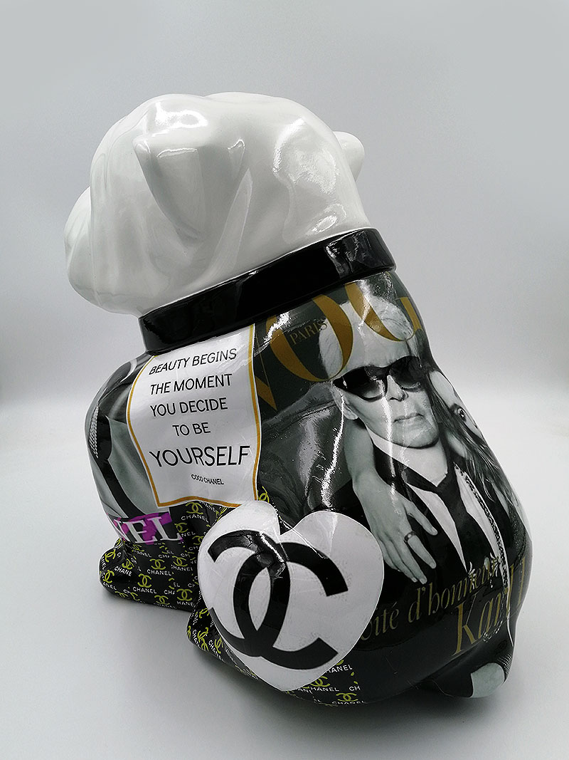 Chien Bulldog Angelo 40cm - Vogue 2 pies Bulldog Angelo 40cm - Vogue