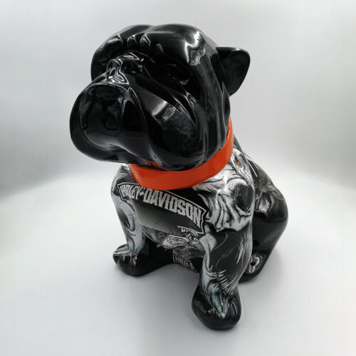 pies Bulldog Angelo 60cm - Harley Davidson
