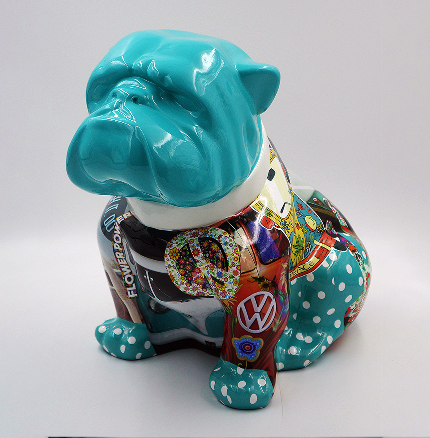 Chien Bulldog Angelo 60cm - Volkswagen 1 pies Bulldog Angelo 60cm - Volkswagen