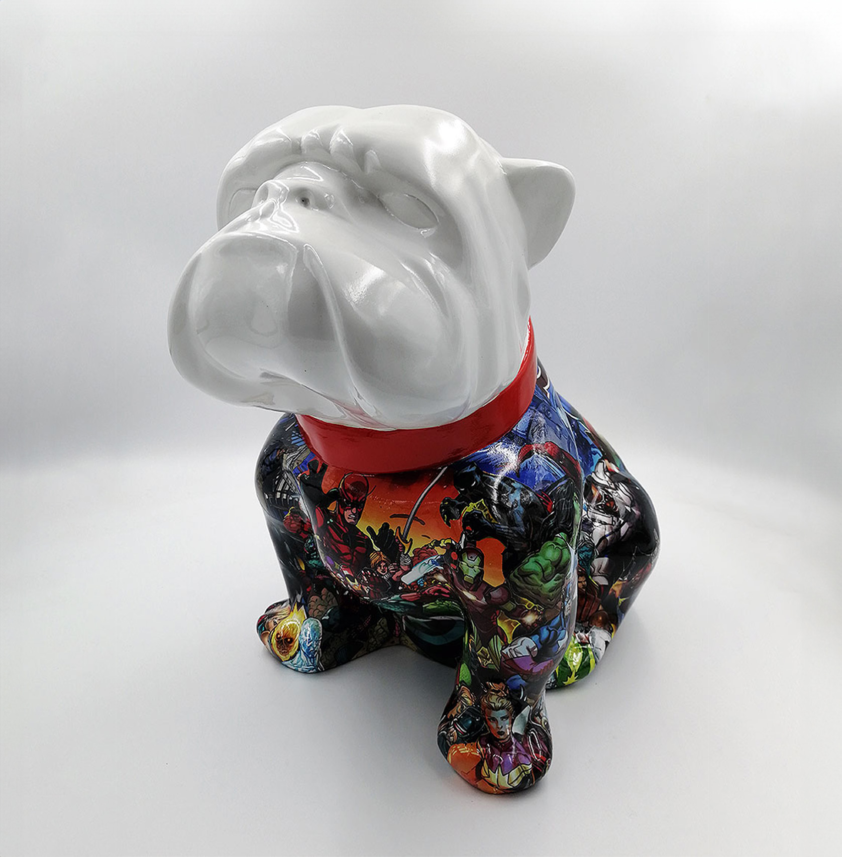 Chien Bulldog Angelo 40cm - Marvel 1 pies Bulldog Angelo 40cm - Marvel