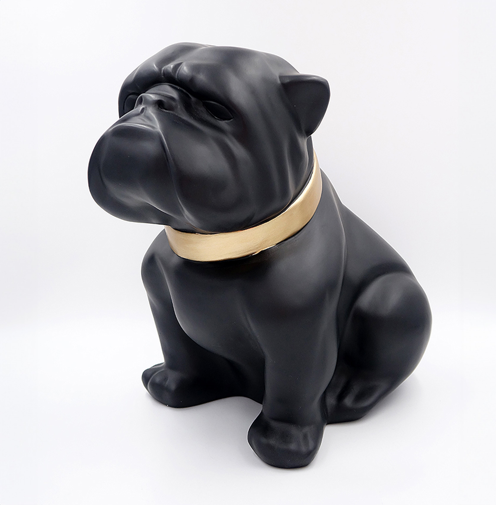 Chien Bulldog Angelo 60cm - Peinture mate 1 pies Bulldog Angelo 60cm - malowanie mat