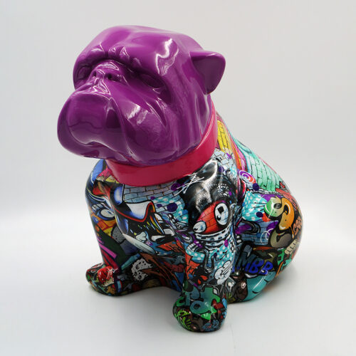 pies Bulldog Angelo 60cm - Graffiti