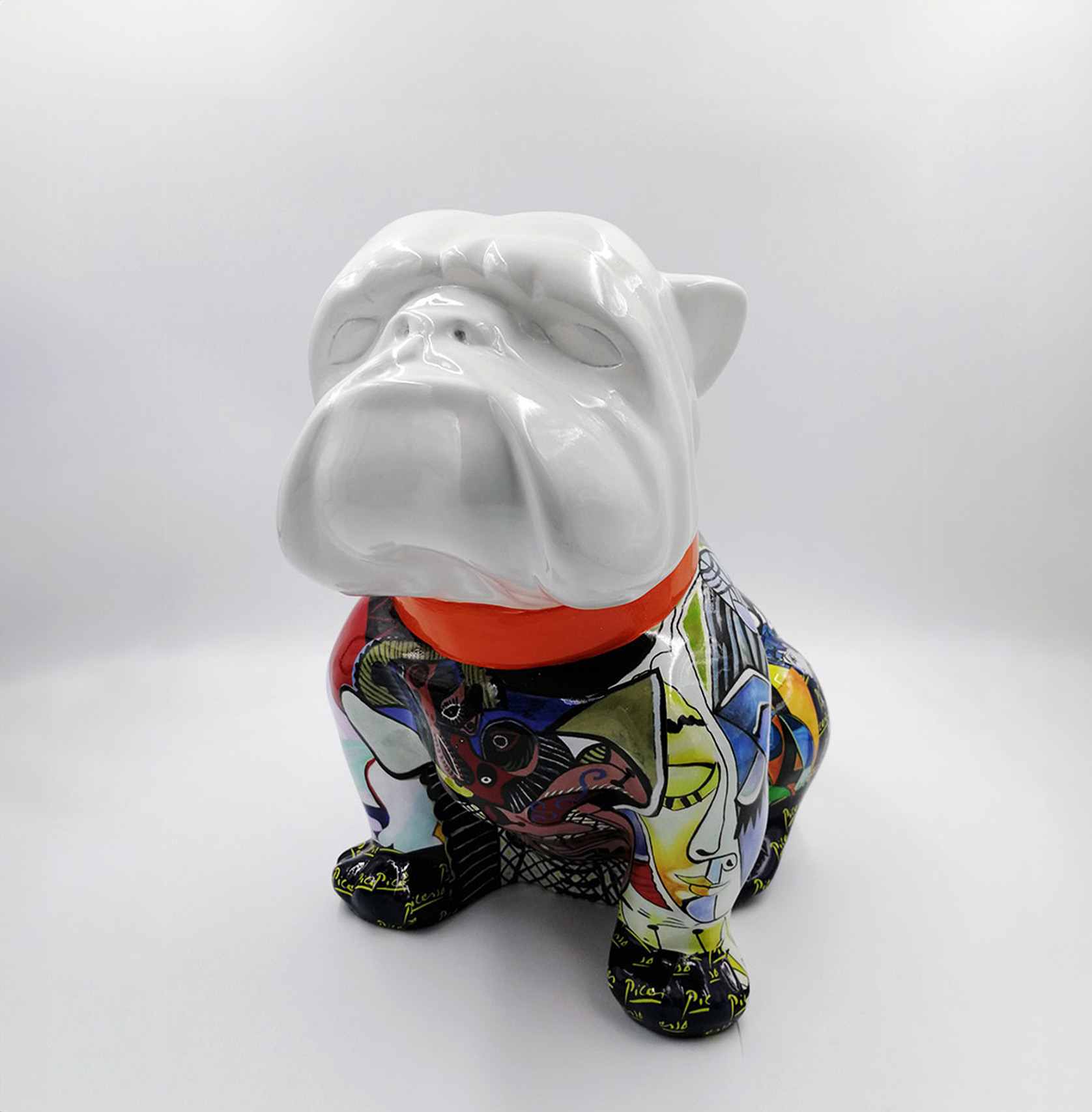 Chien Bulldog Angelo 40cm - Picasso 1 pies Bulldog Angelo 40cm - Picasso