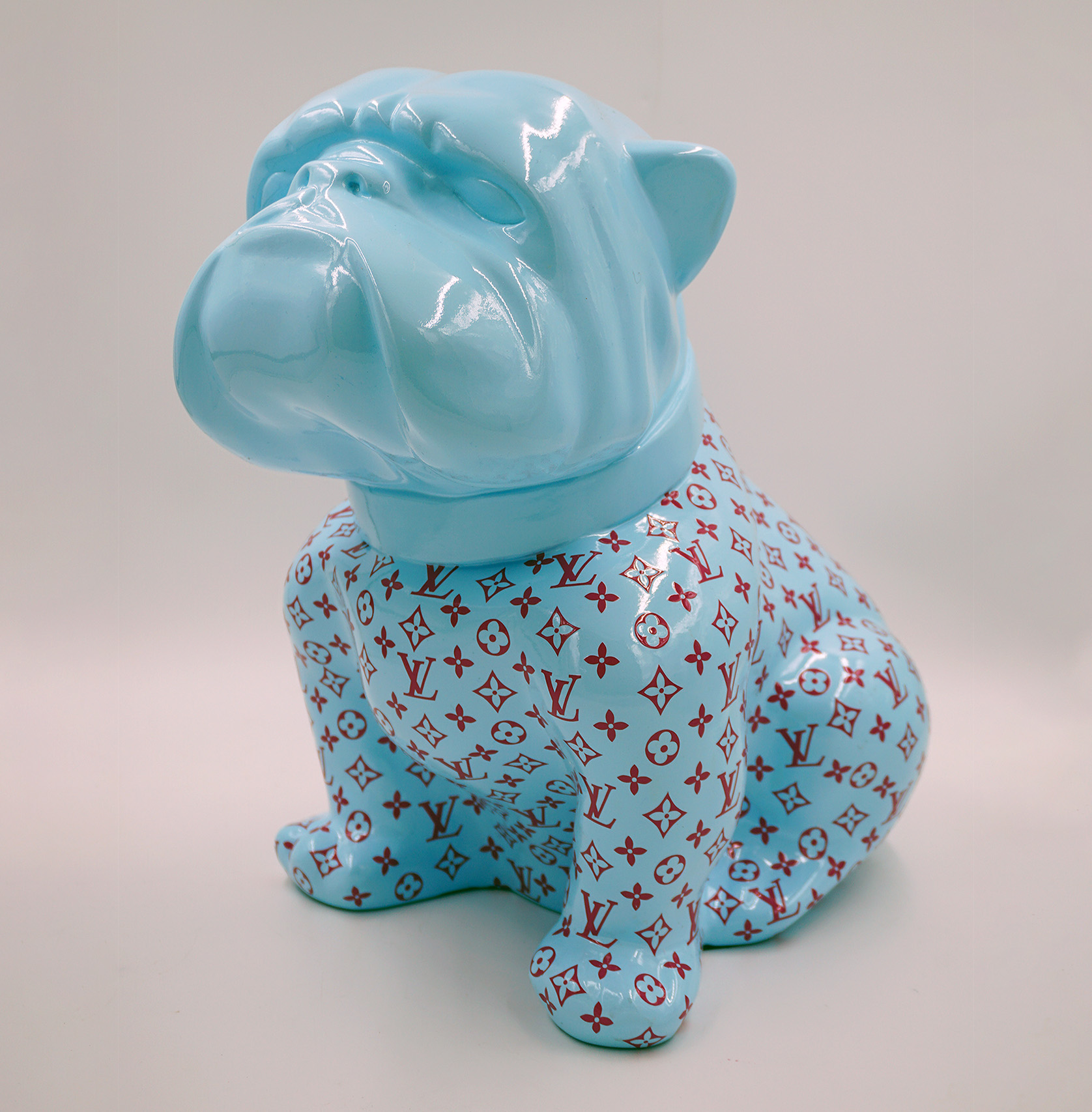 Bulldog Angelo 60cm Dog - Monogramme 1 pies Bulldog Angelo 60cm - Monogram