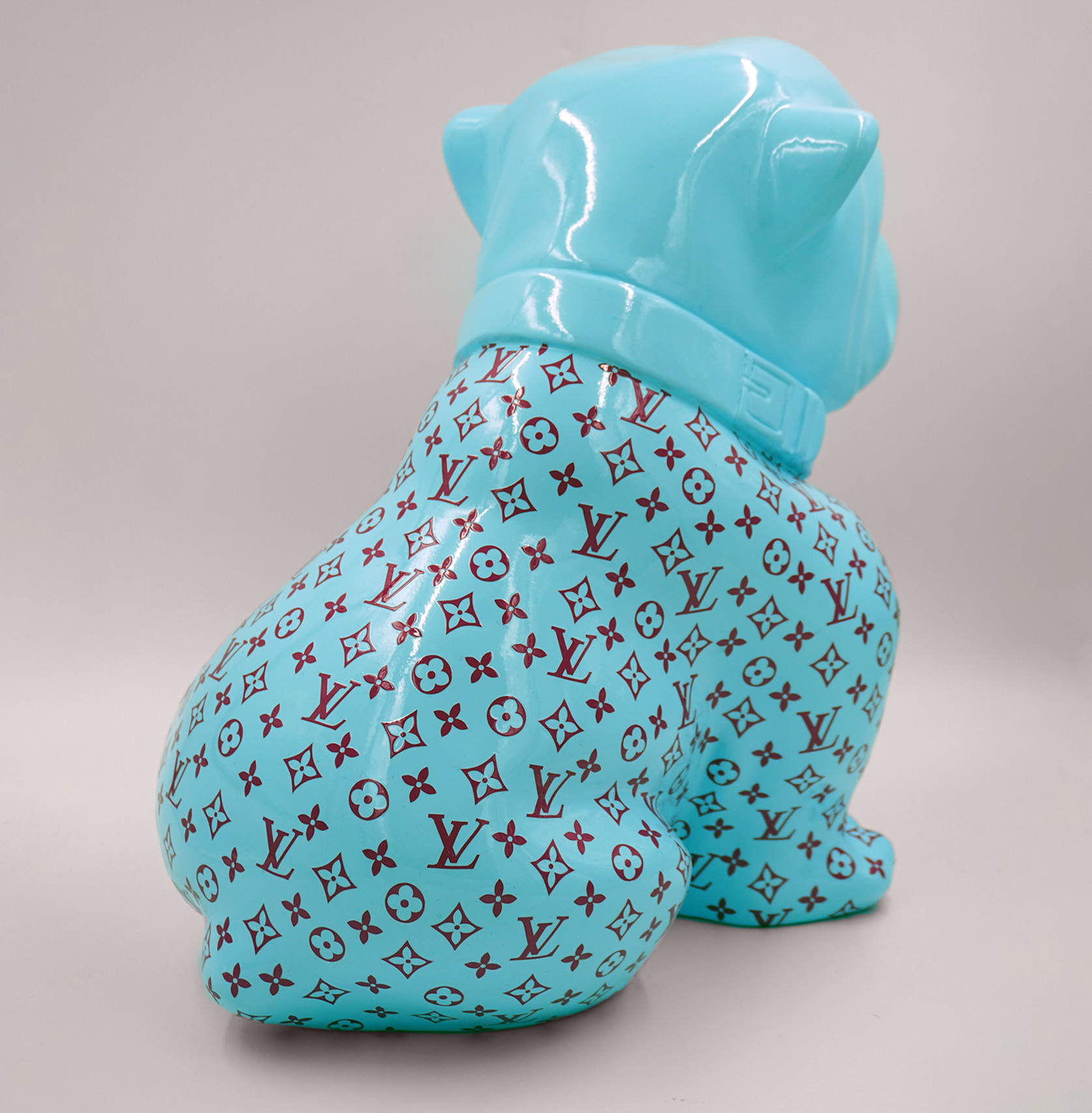 Bulldog Angelo 60cm Dog - Monogramme 2 pies Bulldog Angelo 60cm - Monogram