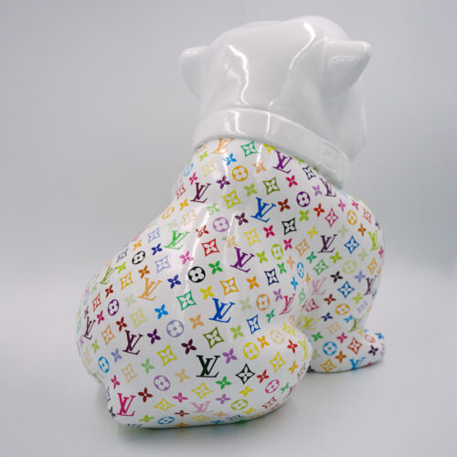 pies Bulldog Angelo 60cm - Kolorowy Monogram