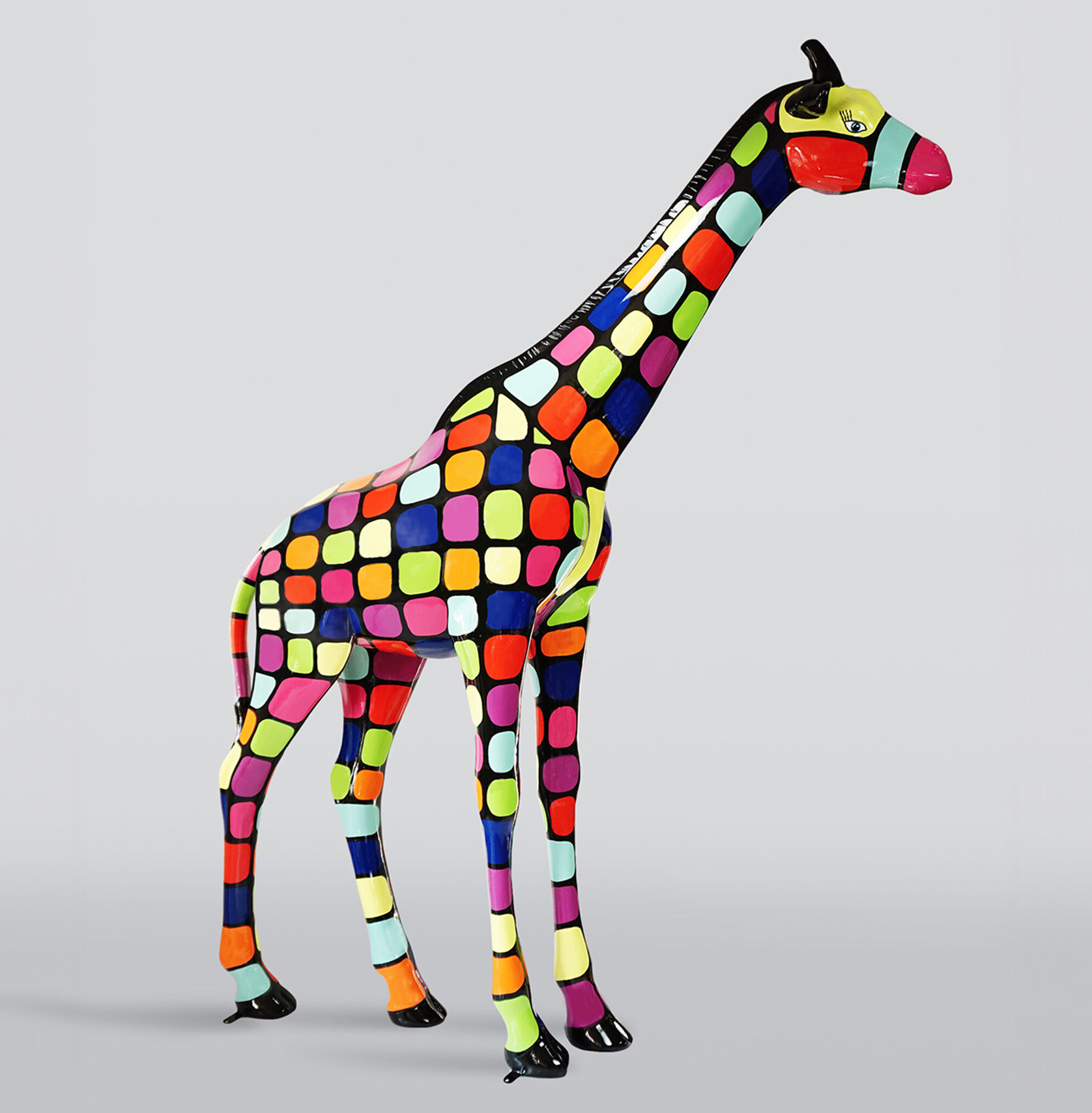 Grande figurine de girafe à taille réelle - Smartie 1 Duża figura żyrafa naturalnej wielkości - smartie