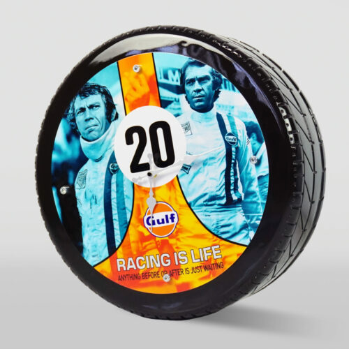 Designerski zegar opona Gulf 20