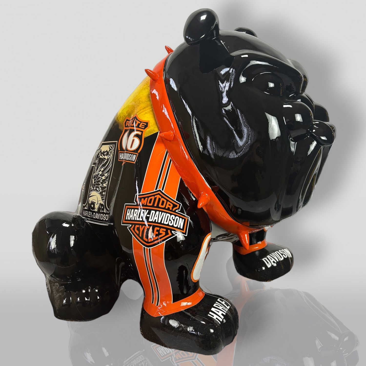 Chien Bulldog Avella 55 cm - Harley 2 3 Pies bulldog avella 55 cm - harley 2
