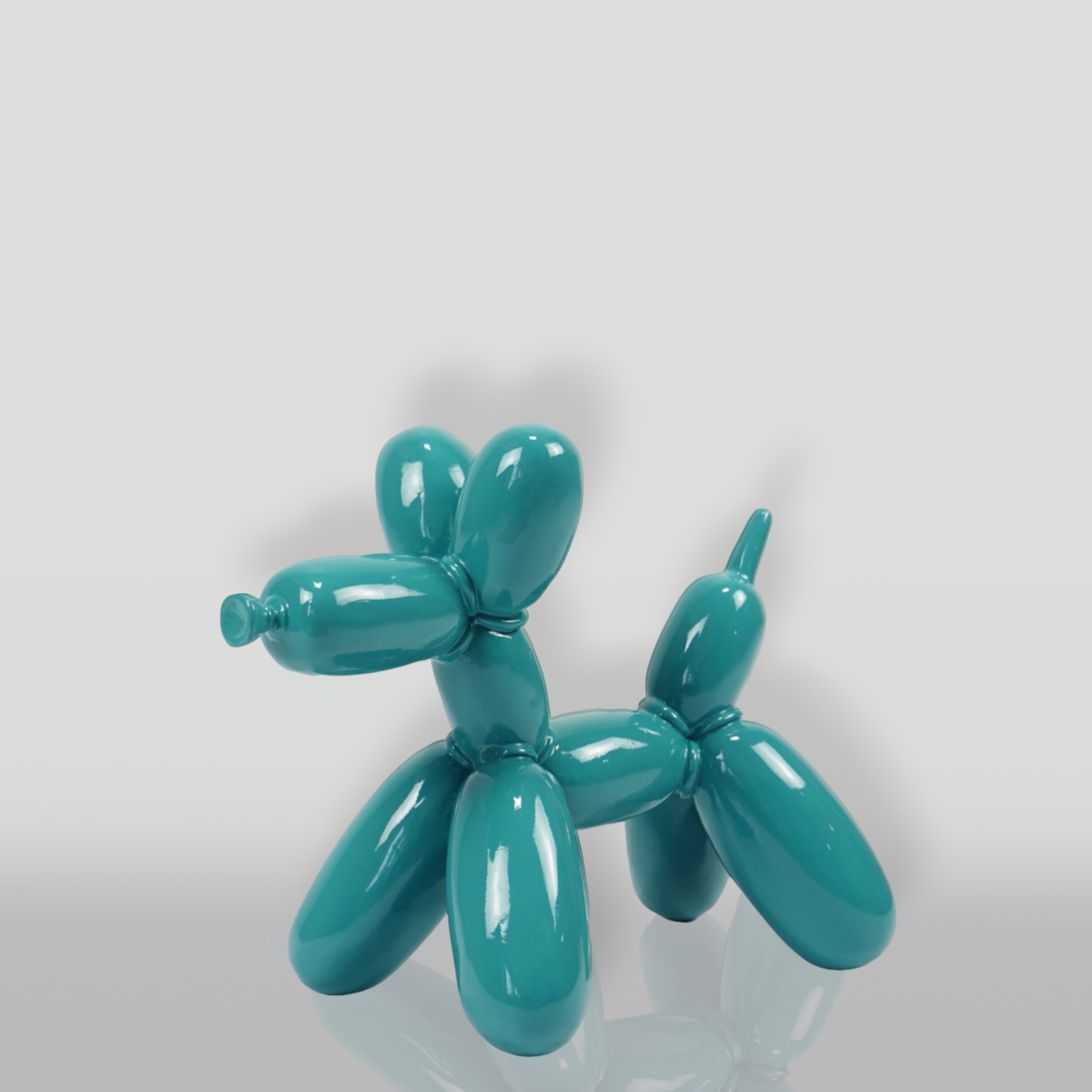 Chien en Ballon Petite Figurine Décorative - Turquoise 1 Balonowy Pies Mała Figura Dekoracyjna - Turkusowy