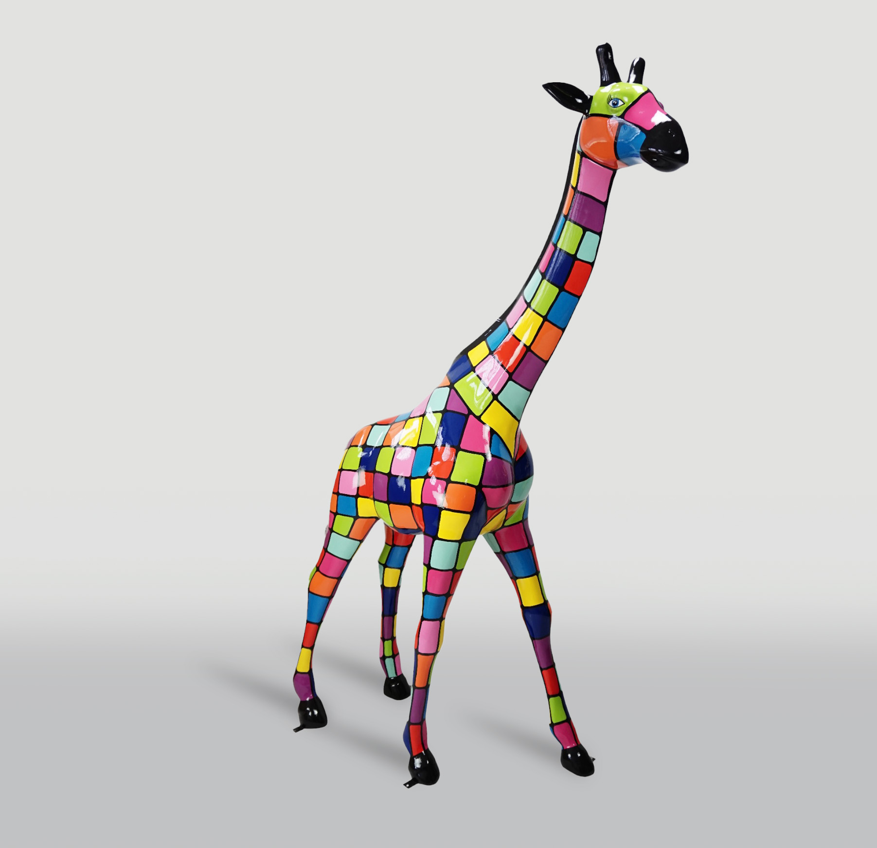 Grande girafe 230 cm - version Smartie 1 Duża żyrafa 230cm wersja smartie