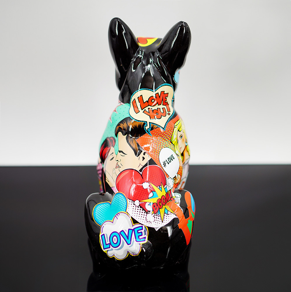 Figurine décorative Bouledogue Français - Bande Dessinée 3 Figurka Dekoracyjna Pies Bulldog Francuski - Komiks