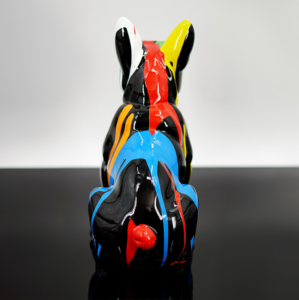 Figurine décorative Bouledogue Français - Trash 3 Figurka Dekoracyjna Pies Bulldog Francuski - Trash