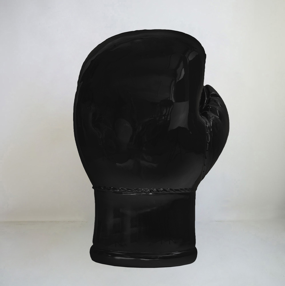 Grande Figurine Réaliste Gant de Boxe - Noire 2 Grande Figurine Réaliste Gant de Boxe - Noire – Image 2