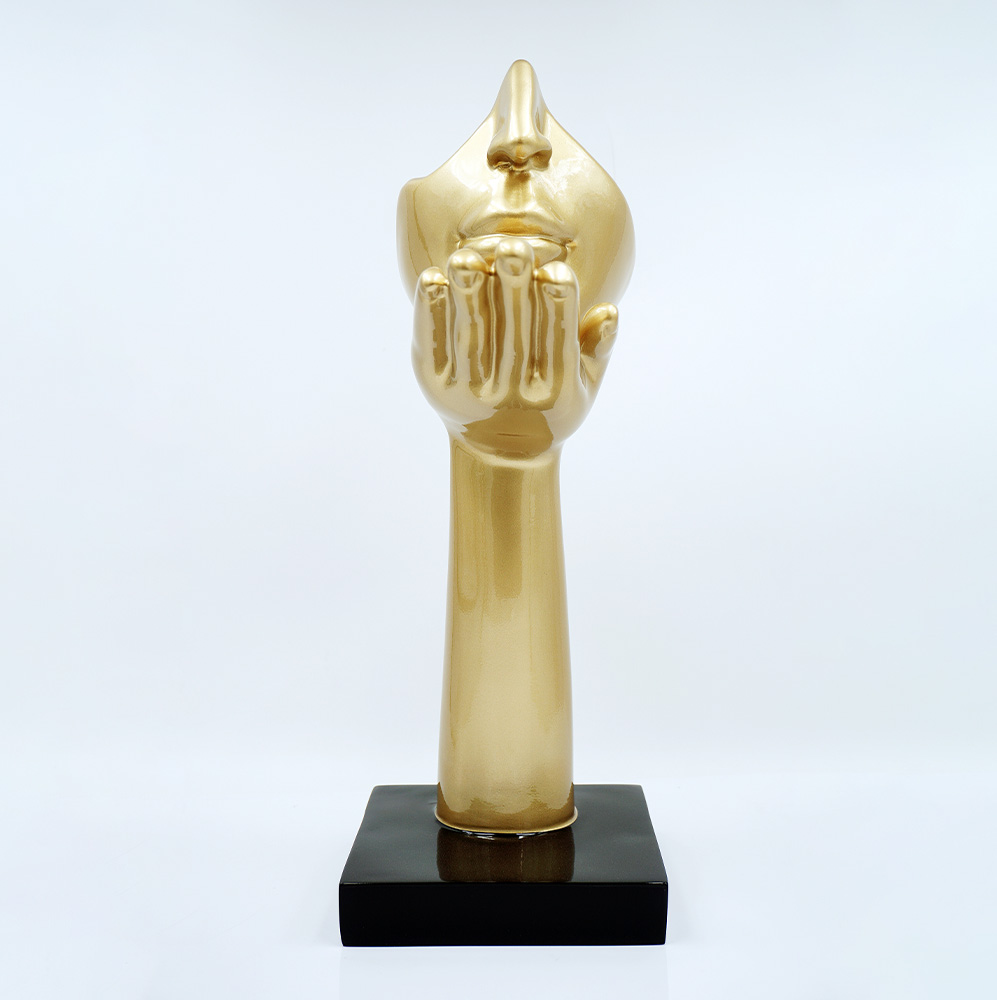 Petite Masque sur Socle - Motif I 2 Petite Masque sur Socle - Motif I – Image 2