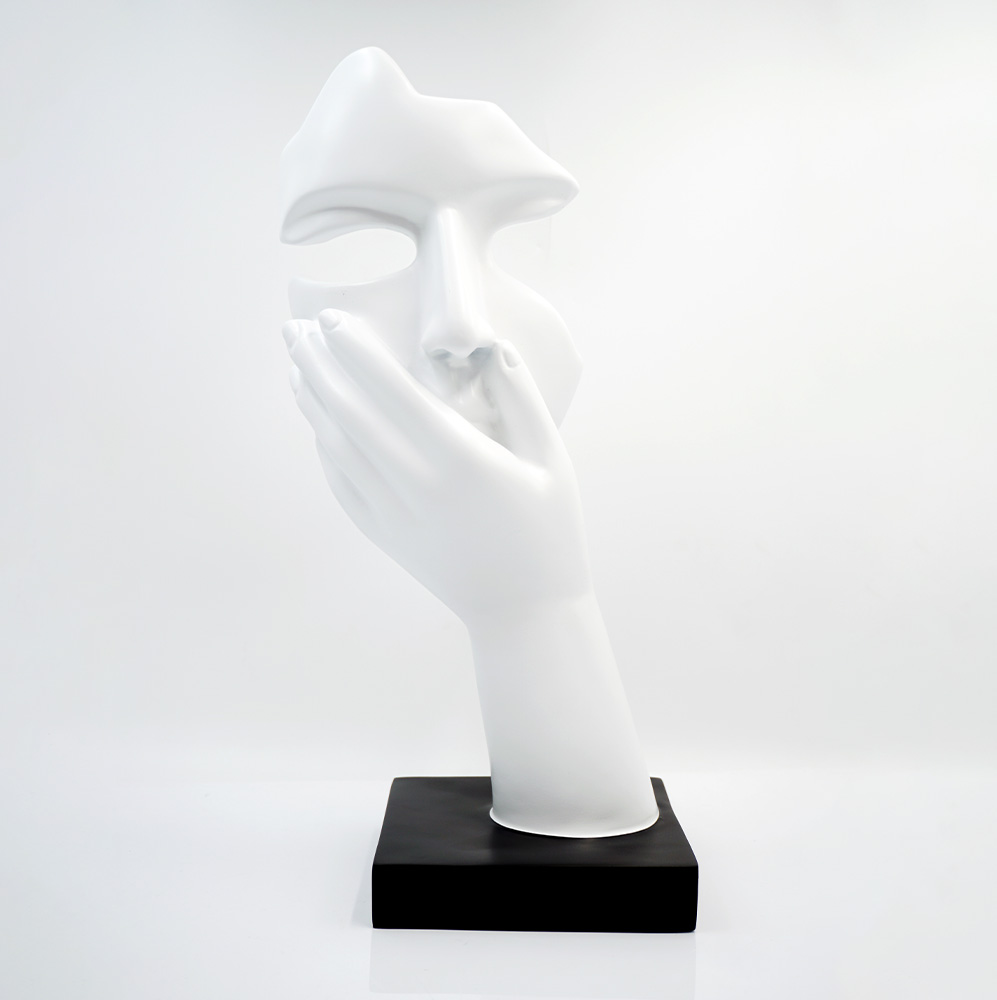 Petite Masque sur Socle - Motif III 5 Petite Masque sur Socle - Motif III – Image 5