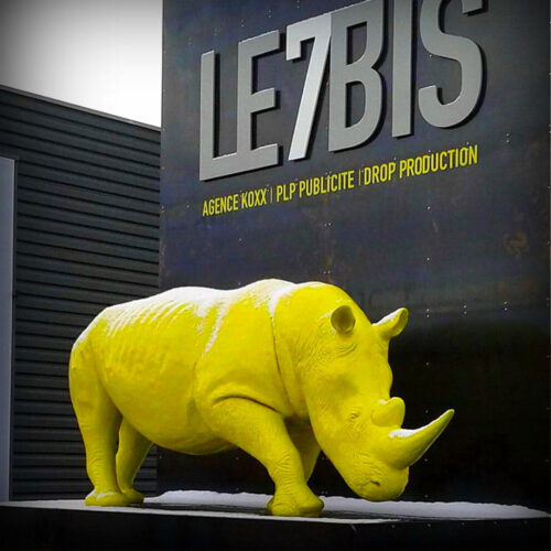 Figura 3D - nosorożec naturalnej wielkości