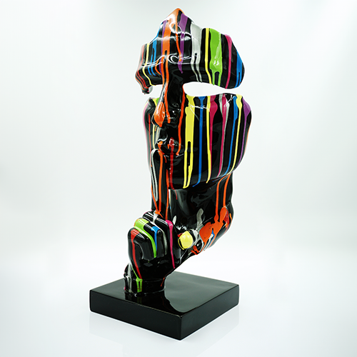 Petite Masque Sur Socle - Motif V