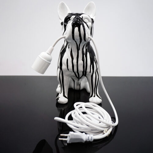 Figurine Décorative Lampe Bulldog Français - Motif II