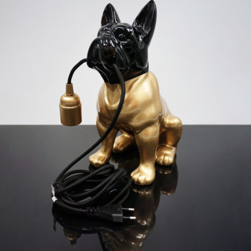 Figurine Décorative Lampe Bulldog Français - Motif VIII