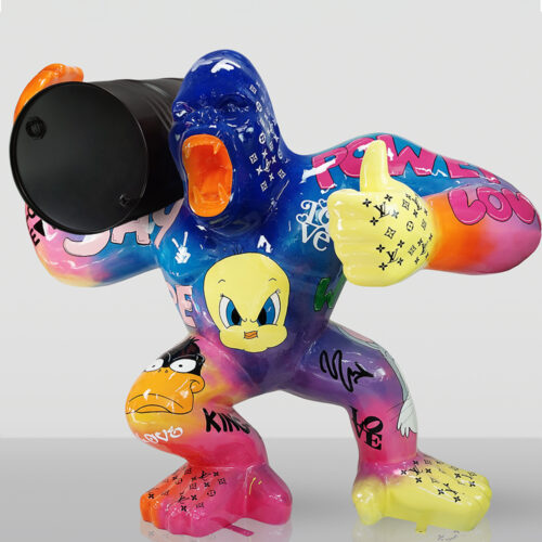 Grand Gorille avec un Tonneau sur l'Épaule - Looney Tunes