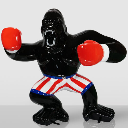 Grande Figurine Gorille Boxeur - Rocky